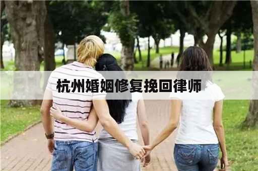 杭州婚姻修复挽回律师